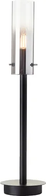 Produktbild von Tischlampe, 50 cm Höhe, Ø 12 cm, E14, max. 25W, Rauchglas