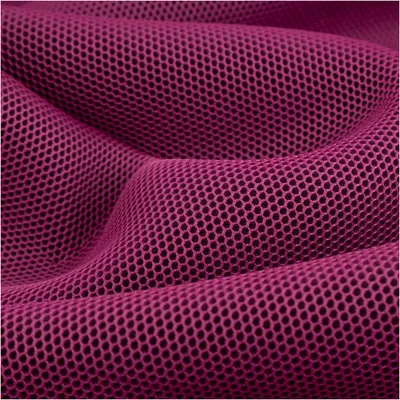 Produktbild von Mesh Stoff Meterware 3D Wabenstruktur Martindale 30.000 pink schwarz 150cm Stoffbreite