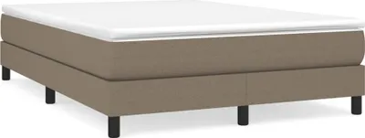 Produktbild von vidaXL Boxspringbettgestell Taupe 140x200 cm Stoff