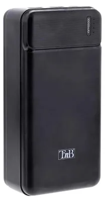 Produktbild von T'nB PBU30000, 30000 mAh, Lithium Polymer (LiPo), Power Delivery, 10,5 W, Schwarz