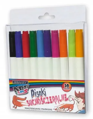 Produktbild von Granit Whiteboard Marker Set 10 Farben Trocken abwischbar