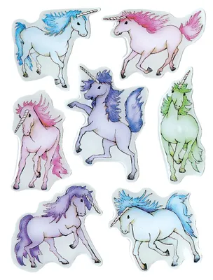 Produktbild von HERMA Decorative Label Magic Unicorns, Stone 1 Sheet - dekorative Aufkleber (Stone 1 Sheet)