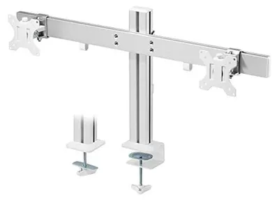 Produktbild von Aluminium Tischhalterung für zwei Monitore bis 32 Zoll, 8 kg