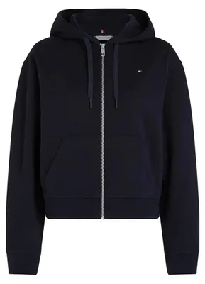 Produktbild von Tommy Hilfiger - "Desert Sky" Hoodie mit durchgehendem Reißverschluss für Damen NA357 (L) (Dunkles Marineblau)