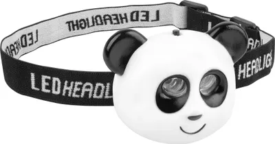 Zdjęcie produktu dla GERMINA Latarka czołowa czołówka panda dziecięca