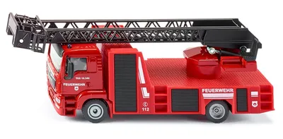Produktbild von SIKU SUPER MAN Feuerwehr Drehleiter, Modellfahrzeug