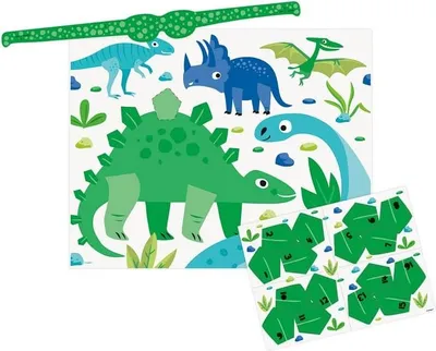 Immagine prodotto di Gioco di compleanno del dinosauro: cerchietto da 16 pezzi