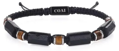 Productafbeelding van Herenarmband van Zwarte Toermalijn en Tijgeroog