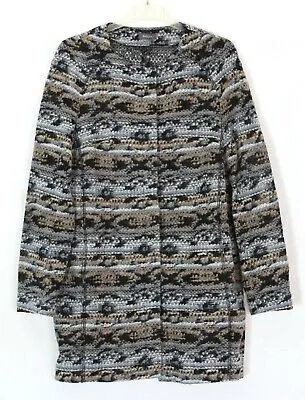 Produktbild von Basler Damen Strick Jacke Strickmantel Mantel Damenjacke lang Schnurwolle Grösse 40