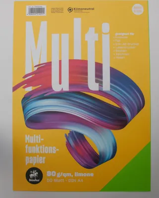 Produktbild von Staufen Multifunktionspapier 50 Blatt 80g/m² limone DIN A4