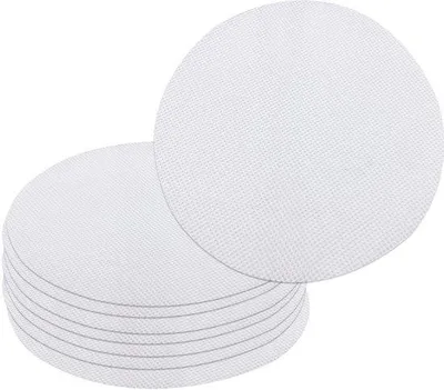 Image de Tapis en silicone pour cuiseur vapeur, lot de 8, diamètre 25 cm, antiadhésifs