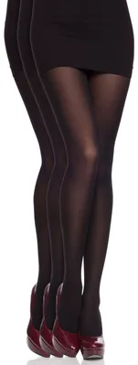 Produktbild von Damen Gemusterte Strumpfhose (Schwarz-G5482(40 DEN) ,S) .