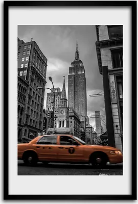 Produktbild von Bild - Bilderrahmen - 40 cm x 60 cm - MDF - Rahmen - Wandkunst - New York
