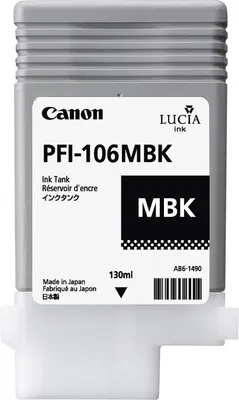 Produktbild von Canon PFI-106 MBK Tinte matt schwarz