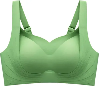 Produktbild von Damen-BH, rutschfest, bügellos, Push-up, Unterwäsche für Frauen mittleren Alters, breiter Schultergurt, vollständige Abdeckung, nahtloser Stütz-BH für Training, Büro, Radfahren
