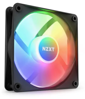 Produktbild von NZXT F120 RGB Core, Ventilator, 12 cm, 500 RPM, 1800 RPM, Schwarz