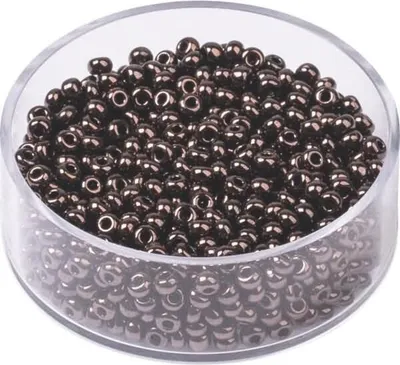 Produktbild von KNORR PRANDELL 213118057 Böhmische Rocailles Ø 25 mm Glas rotbraun