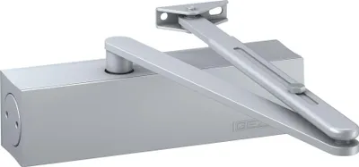 Image de GEZE - Ferme-porte - TS 2000 NV - avec tringlerie standard - utilisable DIN L/R - argent - 1401-0102
