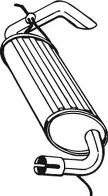 Produktbild von Bosal Endschalldämpfer  211-393