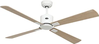 Obrázek produktu pro Energeticky úsporný stropní ventilátor Eco Neo III 132 cm bílý javor / bukové lopatky s dálkovým ovládáním