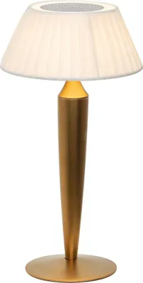 Produktbild von Zafferano -  Flaminia Zafferano Led Touch Wiederaufladbare Tischlampe - Klassisches Design Kabellos Gold