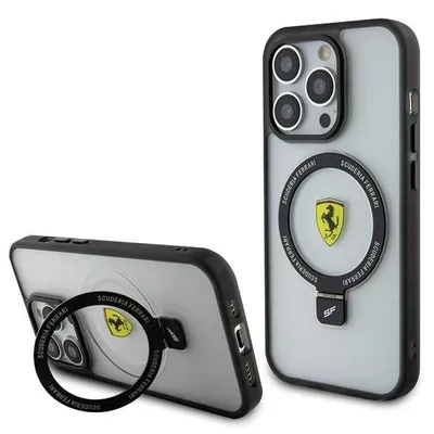 Produktbild von Ferrari Ring Stand 2023 Sammlung Magsafe Fall für Iphone 15 Pro - klar