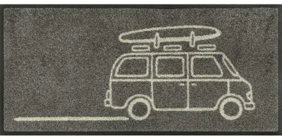Produktbild von Fußmatte wash+dry Design Keep it Simple grey 35x75 cm