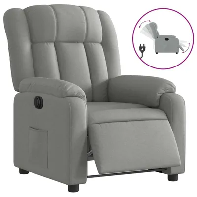 Obrázok produktu pre vidaXL Relaxačné kreslo Electric Light Grey Fabric