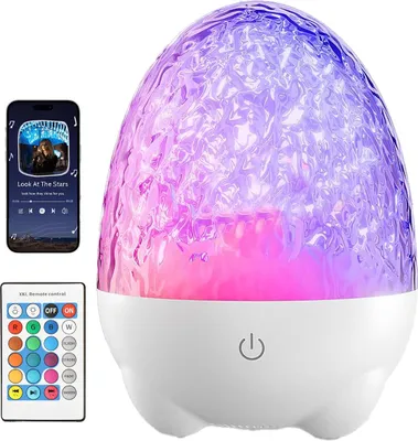 Produktbild von Sternenhimmel Projektor mit 17 Lichtfarben, RG-Dimming, Bluetooth und Touch-Steuerung, für Galaxy-Effekt im Zimmer