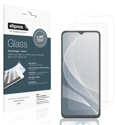 Image de 2x Protection ecrán pour NexiPosket 2026 mat Verre souple Film Protecteur 9H dipos