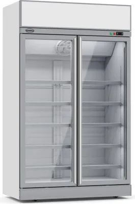 Image de Congélateur Combisteel INS-1000F de 960 litres - refroidissement par ventilation forcée, porte chauffante, vitrine éclairée