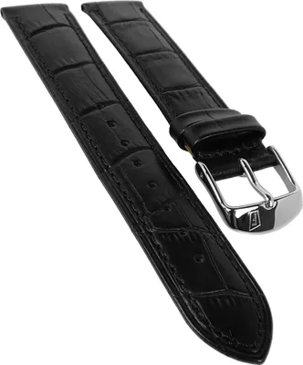 Produktbild von Festina ► Uhrenarmband 22mm schwarz Leder Krokoprägung Naht ► F16873