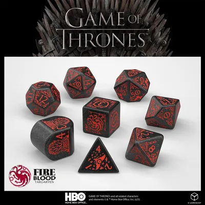 Obrázek produktu pro Game of Thrones Würfel Set Targaryen (8)
