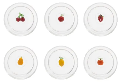 6er-Set Fruchtgläser 35 cl, Borosilikatglas, spülmaschinengeeignet