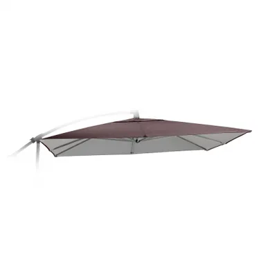 Produktbild von Ersatzschirm für Ampelschirm Gartenschirm Sonnenschirm 2,5x2,5 Shadow Brown