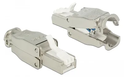 Produktbild von Delock RJ45 Stecker Cat.6 STP werkzeugfrei