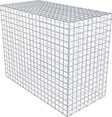 Produktbild von Gabione 100 cm x 80 cm x 50 cm (L x H x T), Maschenweite 5 x 5 cm, Spiralring