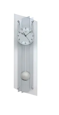 Produktbild von AMS Funk-Pendeluhr, Funkpendelwerk, 16x59x10cm, 5261