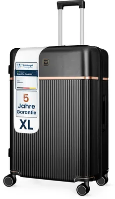 Produktbild von 4FLY Hartschalen-Reisekoffer XL 76 cm (103L) aus Polycarbonat – mit TSA-Schloss, 4 Spinner-Doppelrollen und Aluminium-Teleskopgriff