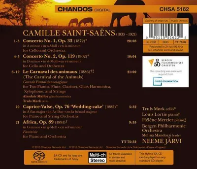 Produktbild von Cellokonzerte 1 & 2/Der Karneval der Tiere/+