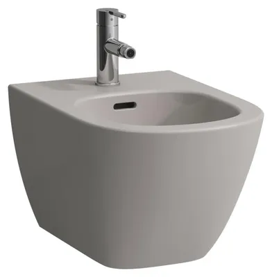 Zdjęcie produktu dla LAUFEN LUA bidet ścienny, z przelewem, 1 otwór na baterię, 360x520mm, wewnętrzne zawory narożne, H8300810373021