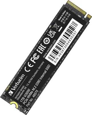 Produktbild von Verbatim Vi3000 PCle NVMe M.2 SSD 1TB                    49375