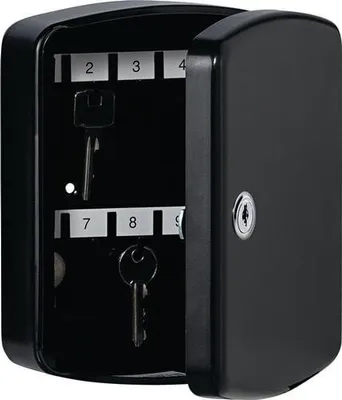 Produktbild von BURG-WÄCHTER Schlüsselbox KB 24 S, abschließbar mit Schlüssel, 24 Haken, Stahlblech