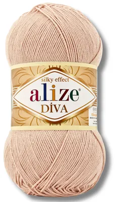 Immagine prodotto di Alize 1x 100 g Lana Diva, tinta unita, uncinetto, lavoro a maglia (404)