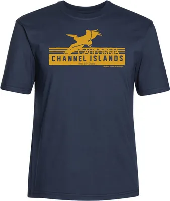 Produktbild von Übergrößen T-Shirt Channel Island orange AHORN SPORTSWEAR dark blue 3XL