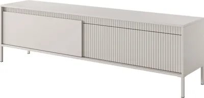 Produktbild von Furniture24 Fernsehschrank Senso - E Tv-Lowboard 187X54X40 Cm Mit 2 Klappen Unterschrank Beige