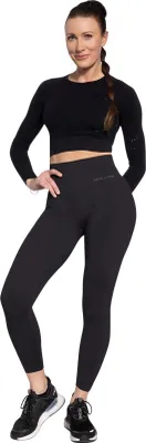 Produktbild von Gatta Active, Sport Leggings Damen, Active seamless 01, Melange Schwarz-Grau, L
