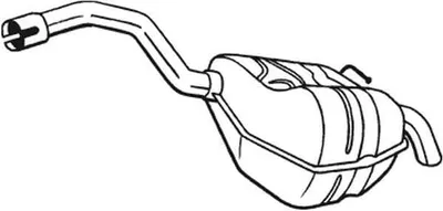 Produktbild von BOSAL 154-353 Endschalldämpfer für FORD MONDEO IV Turnier (BA7) Auspuff