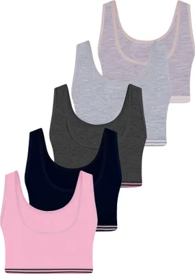 Produktbild von 5er Set Mädchen Bustier - Streifen - Bunt