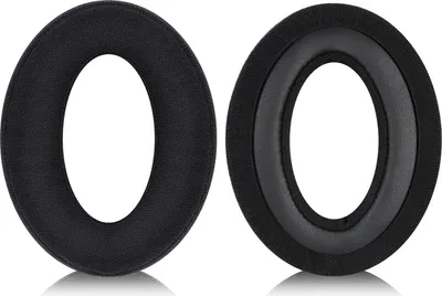 Immagine prodotto di INF Cuscinetti di ricambio per cuffie Sennheiser - Nero e oro velluto